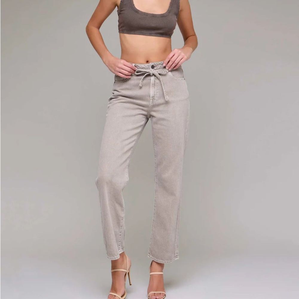 NEW HIDDEN Ella High Rise Wide Straight Jeans 25